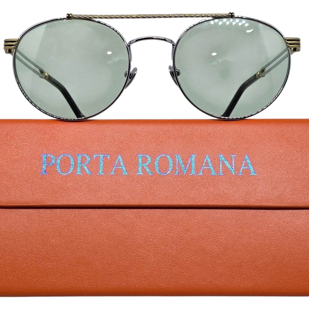 Porta Romana Sunglasses SILVER GOLD MOD 12